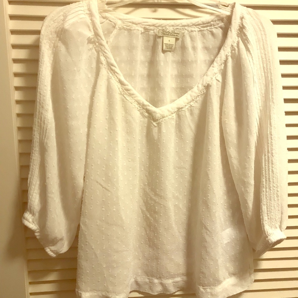 Lucky brand white blouse